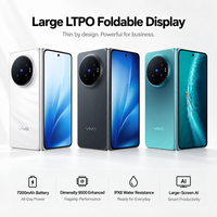 فيفو X فولد6 الجديد 2026 هاتف ذكي قابل للطي بتقنية 5G مع معالج ديمينسيتي 9500 وبطارية 7000 مللي أمبير وشاشة كبيرة LTPO وكاميرا زايس ومقاوم للماء IPX8 وهاتف محمول ذكي للأعمال