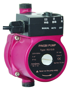 Pompe à eau domestique portable en fonte à faible circulation, pour circulation chaude et froide, avec fonction de surpression et de circulation automatique, modèle RS - Product Image 3