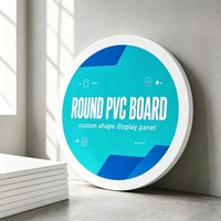 Panneau publicitaire en PVC rigide découpé sur mesure, impression UV haute résolution, surface mate/brillante, imperméable