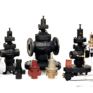 Vanne de régulation manuelle en fonte ductile avec options de taille de port à bride, compatible OEM - Product Image 1
