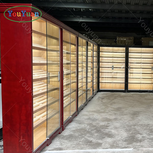 Humidor <span class=keywords><strong>de</strong></span> <span class=keywords><strong>Cedro</strong></span> <span class=keywords><strong>de</strong></span> Doble Puerta con Luz LED, Capacidad para 4000 Cigarros, Listo para Enviar, <span class=keywords><strong>Vitrina</strong></span> para Tienda <span class=keywords><strong>de</strong></span> Cigarros - Product Image 3