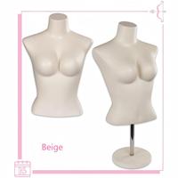 Mannequin Buste Féminin Sexy Demi-Corps en Plastique pour Vitrine de Magasin de Vêtements