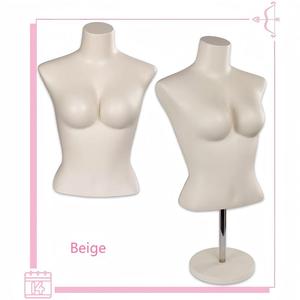 Upper-Body <strong>Female</strong> Mannequin Bust Sexy Half-Body <strong>Dummy</strong> Model for Clothing Store Window Display Stand Style Made of <strong>Plastic</strong> - Product Image 2