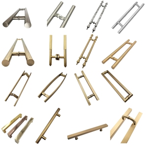 304 <span class=keywords><strong>in</strong></span> acciaio inossidabile maniglia della porta <span class=keywords><strong>in</strong></span> <span class=keywords><strong>vetro</strong></span> personalizzata per la casa singola parte anteriore lunga maniglia della porta <span class=keywords><strong>in</strong></span> legno - Product Image 5