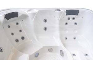 Bain à remous hydro-spa extérieur économique pour 5 personnes avec jets d'air, baignoire spa de luxe pour villa, jets de massage, bain à remous JW-2219 - Product Image 6