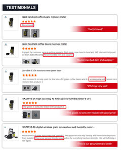 SKZ111B-2A hohe Nachfrage in der Landwirtschaft Markt Portable Cashew Weizen Feuchtigkeit stest Maschine Getreide Temperatur Feuchtigkeit messer - Product Image 5