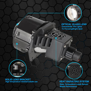 Lente de Proyector Bi-LED de 100W MAX, 3.0 Pulgadas, Chip 3570, Súper Brillante, 6500K, Proyector Láser para Faros Delanteros de Automóvil - Product Image 6