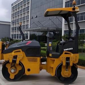 La mejor venta 3Ton Double Drum Road Roller XMR303 Equipo de compactación Road - Product Image 3