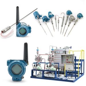 Système monté sur châssis avec capteur de température Rosemount 214C et transmetteur EMERSON 148 248 644 648 114C Thermowell - Product Image 3