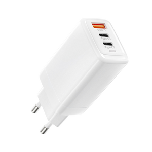 欧盟插头GaN <span class=keywords><strong>3</strong></span>合1电源适配器Usb c型多超薄充电器块超快速充电旅行pd65w手机充电器 - Product Image 1