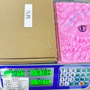 Carnet promotionnel de luxe à motif de dragon animé, avec yeux 3D en relief, en résine gravée – Vente chaude - Product Image 6