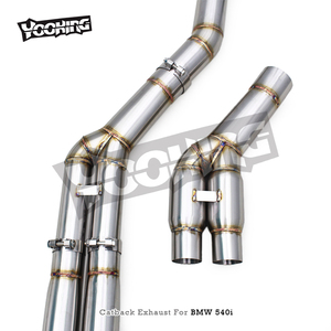 Выхлопной глушитель для BMW 540i 540 G30 G38 530i 3,0 T B58 из нержавеющей стали Catback с дистанционным управлением - Product Image 6