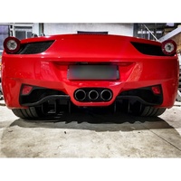 Kit carrosserie en fibre de carbone style V pour Ferrari 458 : Lame avant, jupes latérales, diffuseur arrière, spoiler et accessoires extérieurs