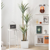 Vente en gros : Plante artificielle en soie de 1,8 m, Arbre du Dragon en pot, Verdure réaliste pour la décoration de la maison, des hôtels, des mariages, des remises de diplômes et du Nouvel An