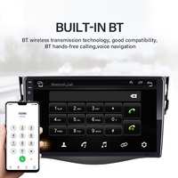 Lecteur DVD de voiture Android Jiawell, Android Carplay Wifi BT Navigation GPS FM Musique Audio Vidéo Autoradio pour Toyota RAV4 05-13