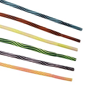 Cordones de zapatos redondos ondulados de 4 mm de dos tonos, personalizados, de repuesto, modernos, para zapatillas <span class=keywords><strong>Yeezy</strong></span>, botas Martin, estilo urbano, con bolsas OPP - Product Image 3