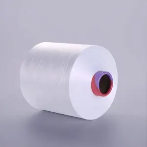 100% Polyester Yarn 75/36 Dty Semi-dull Raw White NIM
