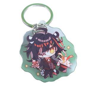 LLavero de acrílico epoxi, regalo de dibujos animados promocional, llaveros holográficos de Anime, dijes acrílicos con logotipo personalizado - Product Image 6