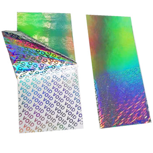 Étiquette anti-contrefaçon en vinyle, autocollant de code de sécurité, étiquettes annulées - Product Image 1