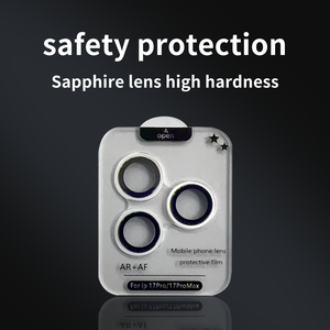 Miếng dán bảo vệ ống kính <span class=keywords><strong>camera</strong></span> điện thoại di động bằng kính alumina cao cấp dành cho 13 14 15 16 17 Pro Max, chống trầy xước - Product Image 6