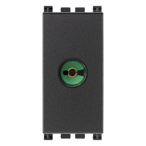 Prise coaxiale Vimar Ark série Civil 40-862 MHz, modèle gris 19313, réceptacle en plastique - Product Image 1