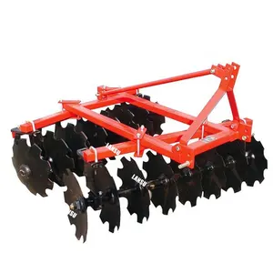 heavy duty disc harrow farming deep tilling back mounted big 130hp 120hp tractor breaking and impervious soil surface
