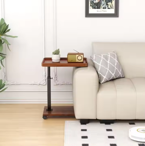 Xách Tay Xoay Gỗ Lưu Trữ Khay Hình Chữ Nhật Hình Dạng Đa Chức Năng Phòng Khách Công Cụ Thực Phẩm Lưu Trữ Trượt Ghế Cánh Tay Khay Bảng - Product Image 5