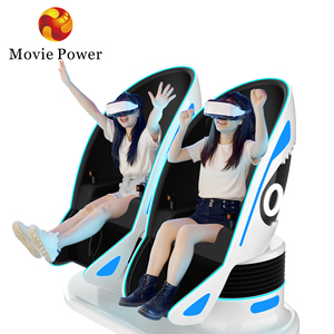 Movie Power VR Arcade Machine 9d VR Simulator VR Egg con dos asientos Simulación de realidad virtual Paseos - Product Image 2