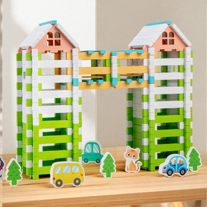 Blocs de construction Fire Rat Mortise And Tenon, jouet éducatif pour enfants de 4 à 6 ans, ensemble de construction en bois à faire soi-même - Product Image 3