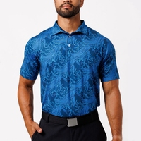Camisetas de Golf Vintage Personalizadas de Spandex/Poliéster con Estampado, Secado Rápido, Alta Elasticidad, Calidad Premium, Hechas en EE. UU.
