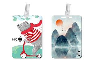 Venta caliente Etiquetas de equipaje NFC Reclamo de equipaje Tarjeta de boleto RFID Travel NFC Enabled Tarjeta de etiqueta de equipaje - Product Image 5