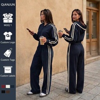 Nouvel ensemble personnalisé de sweat-shirt et pantalon de survêtement à fermeture éclair intégrale, vêtements de fitness, débardeur de yoga, tenue de sport pour femme pour la gym et le fitness