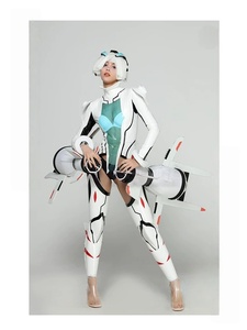 Costume da Performance Cyberpunk Gogo per Donna, Cosplay Punk per il Giorno di Scherzi di Aprile, Set Costume Trasparente per Adulti - Product Image 3