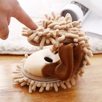 Chaussons serpillères en microfibre lavables pour le nettoyage des sols, pliables, essorage rapide, absorption rapide, unisexe