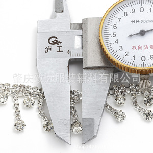 Rhinestone Tassel Chain Drop Shape White DIY Jewelry Accessories For Shoe Chains <b>Anklets</b> <b>Bracelets</b> - Product Image 5