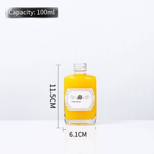 Bouteilles en verre avec couvercles pour café froid, <span class=keywords><strong>vodka</strong></span>, whisky, thé au lait, boissons et boost d'énergie - Product Image 2