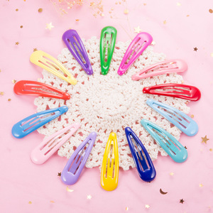 Colorful Teardrop Hair <b>Clips</b> 6.5cm Multifunction Daily Use - Product Image 1