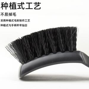 Brosse à pneus Town Head à poils rigides en PP noir pour le lavage de voitures et le nettoyage des tapis de sol - Product Image 3