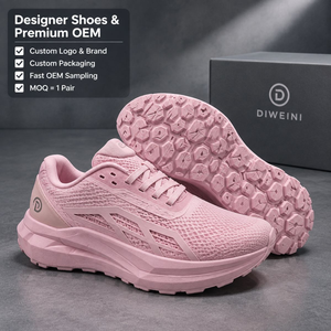 Chaussures de créateur de luxe pour femmes, haute qualité, roses, chaussures de sport, baskets, nouvelles. - Product Image 1
