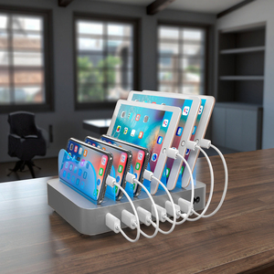 Miq Phổ Thông Minh Điện Thoại Di Động Chủ Nhanh Chóng Sạc Máy Tính Để Bàn Điện Thoại Di Động Đa 6 Cổng USB Sạc Trạm Cho Gia Đình Công Cộng Sử Dụng - Product Image 3