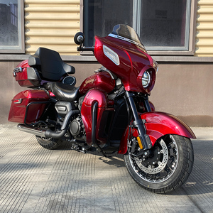 Motocyclettes classiques de type cruiser <span class=keywords><strong>Jonway</strong></span> 500CC à essence rouge brillant OEM avec haut-parleur MP3, vitesse maximale de 180 km/h, système EFI, frein ABS double, TCS - Product Image 3