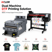 Impresora DTF de 60 cm GC6503 4H 4xI3200-A1 para Camisetas, Impresión por Transferencia de Calor, Máquina de Impresión Digital