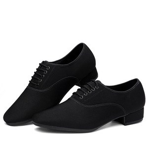Scarpe Professionali da <span class=keywords><strong>Ballo</strong></span> Latino con Suola in Gomma, Scarpe da Jazz in Tessuto Oxford per Danza da Sala - Product Image 2