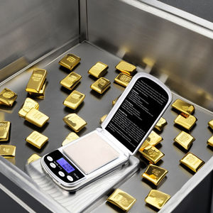 LCD 디스플레이 금 보석 무게 균형 그램 전자 가늠자 Tare 기능을 위한 소형 100g/200g x 0.1g 소형 디지털 방식으로 가늠자 - Product Image 2