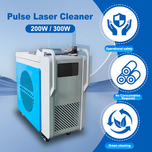 Machine <span class=keywords><strong>de</strong></span> <span class=keywords><strong>nettoyage</strong></span> laser JPT refroidie par air certifiée CE 100W 200W 300W, décapant <span class=keywords><strong>de</strong></span> rouille portable pour le marché européen - Product Image 5