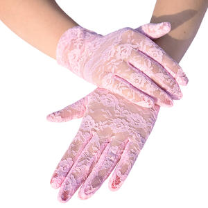 Printemps et été nouveaux gants de protection solaire pour femmes gants courts en dentelle fine voyage en plein air pare-soleil <span class=keywords><strong>Photo</strong></span> gants - Product Image 4