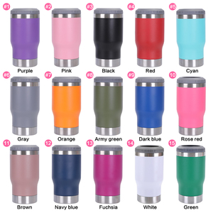 Çok Fonksiyonlu Kapaklı Kırmızı 14oz Kutu Soğutucu, Açacaklı Özel Yalıtımlı Su Şişeleri, Bira Kupası Toptan Satış Kahve Kupası - Product Image 2