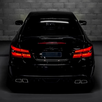 Kit carrosserie pour Mercedes Benz C207 2009-2013, mise à niveau vers le modèle E63 2016 AMG, pare-chocs, phares, capot, ailes, livraison rapide