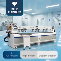 Machine de perçage latéral CNC automatique à quatre broches avec capteur laser pour joints cachés de meubles en bois