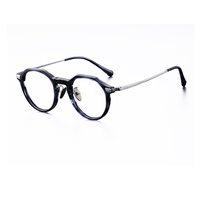 Montura de Gafas Ópticas de Titanio Puro de Alta Calidad, Nuevo Diseño N402, Ultraligera, Montura Completa, Moderna, con Diamantes, Anti Luz Azul